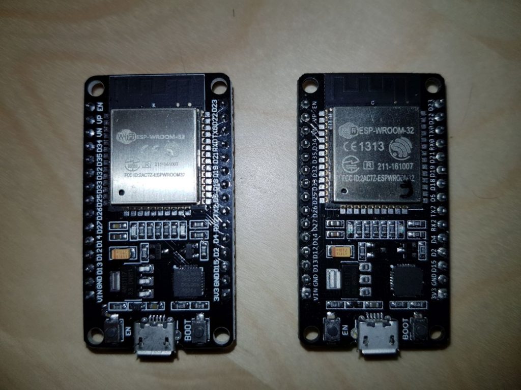 ESP32 Development Boards Front