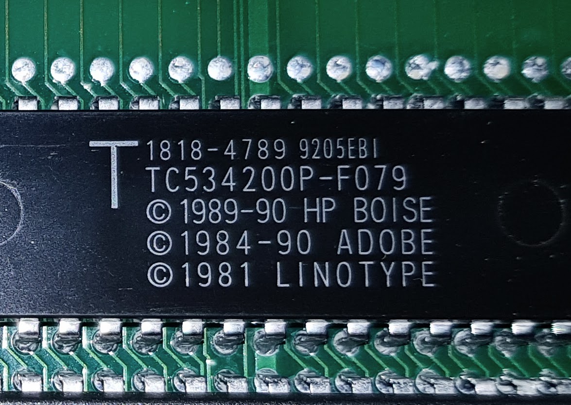HP Postscript Cartridge (ROM)