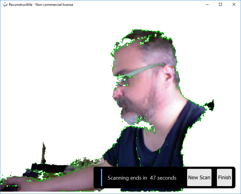 Reconstructme while Scanning