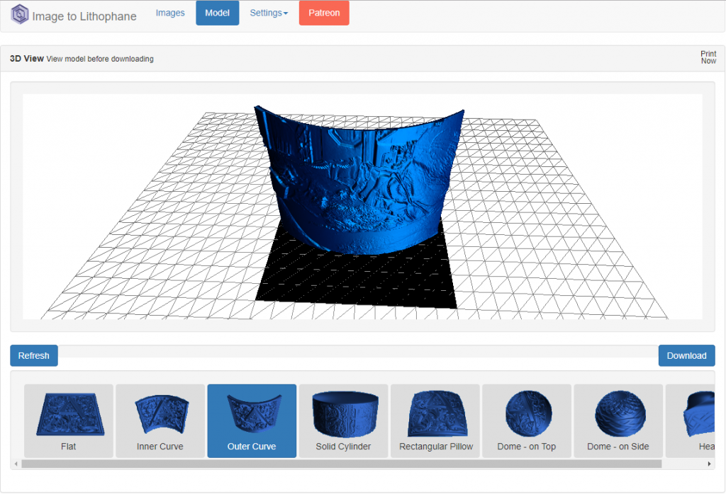 Lithophane Model